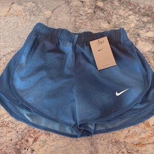 Nike Women's Dri-FIT Tempo Printed Running Shorts Court Blue XS NWT